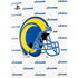 NFL Los Angeles Rams White Logo Blast PS5 Digital Edition Console Skin
