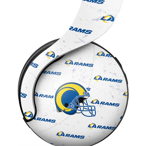 NFL Los Angeles Rams White Logo Blast PULSE 3D Wireless Headset for PS5 Skin