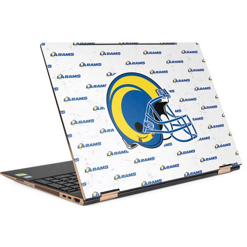 NFL Los Angeles Rams White Logo Blast HP Spectre Skin