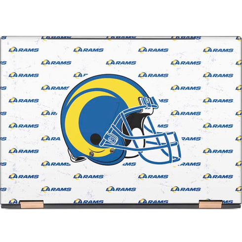 NFL Los Angeles Rams White Logo Blast HP Spectre Skin