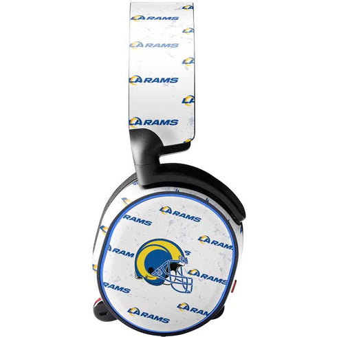NFL Los Angeles Rams White Logo Blast SteelSeries Arctis 5 Skin