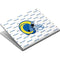 NFL Los Angeles Rams White Logo Blast Surface Book Skin