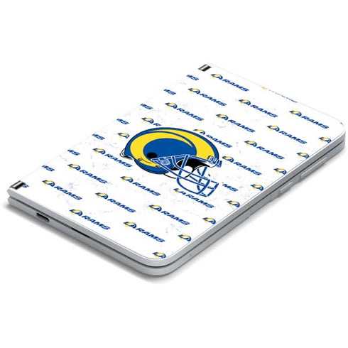 NFL Los Angeles Rams White Logo Blast Surface Duo Skin