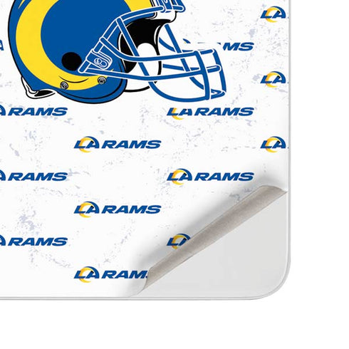 NFL Los Angeles Rams White Logo Blast Surface Duo Skin