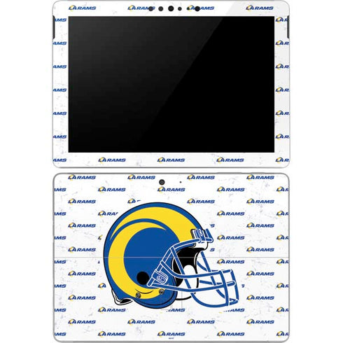 NFL Los Angeles Rams White Logo Blast Surface Go Skin