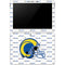 NFL Los Angeles Rams White Logo Blast Surface Go Skin