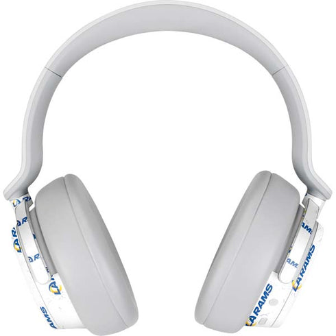 NFL Los Angeles Rams White Logo Blast Surface Headphones Skin