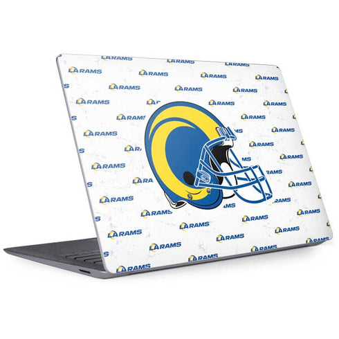 NFL Los Angeles Rams White Logo Blast Surface Laptop 3 13.5in Skin