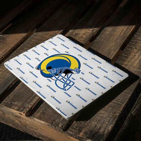 NFL Los Angeles Rams White Logo Blast Surface Laptop 3 13.5in Skin