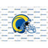 NFL Los Angeles Rams White Logo Blast Surface Laptop 4 15in Skin