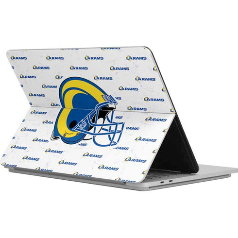 NFL Los Angeles Rams White Logo Blast Surface Laptop Studio Skin