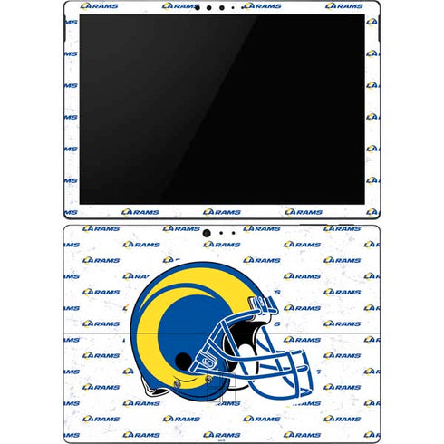 NFL Los Angeles Rams White Logo Blast Surface Pro 6 Skin