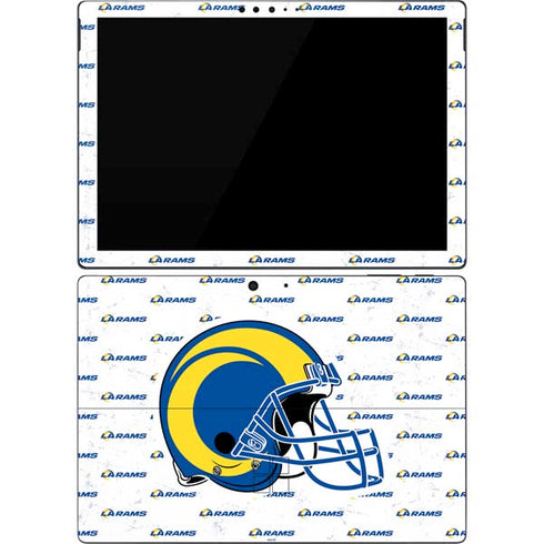 NFL Los Angeles Rams White Logo Blast Surface Pro 7 Skin