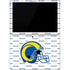 NFL Los Angeles Rams White Logo Blast Surface Pro 7 Skin