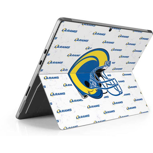 NFL Los Angeles Rams White Logo Blast Surface Pro 8 Skin