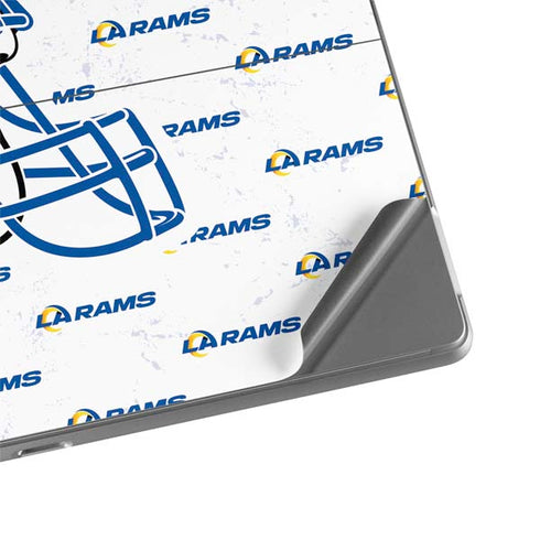 NFL Los Angeles Rams White Logo Blast Surface Pro 8 Skin