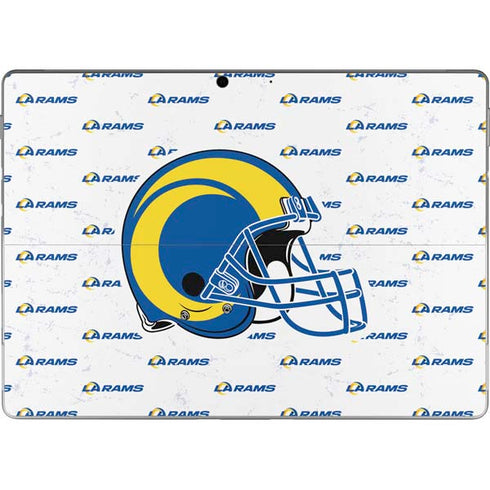 NFL Los Angeles Rams White Logo Blast Surface Pro 9 Skin