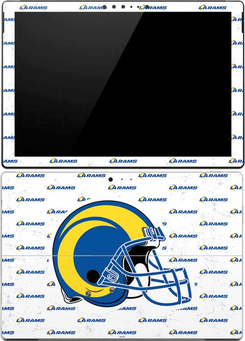 NFL Los Angeles Rams White Logo Blast Surface Pro (2017) Skin