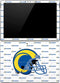 NFL Los Angeles Rams White Logo Blast Surface Pro (2017) Skin