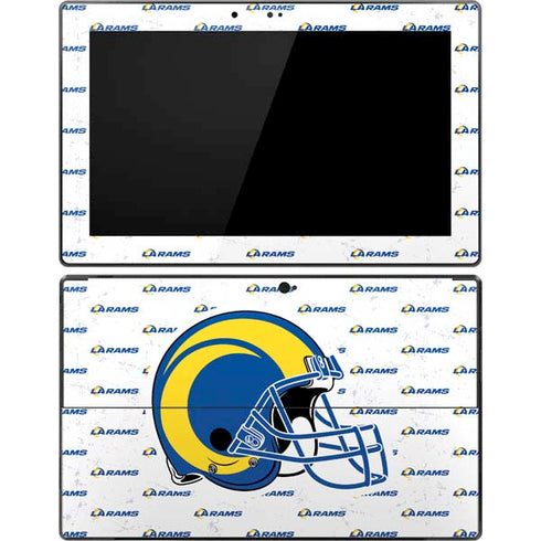 NFL Los Angeles Rams White Logo Blast Surface Pro Tablet Skin