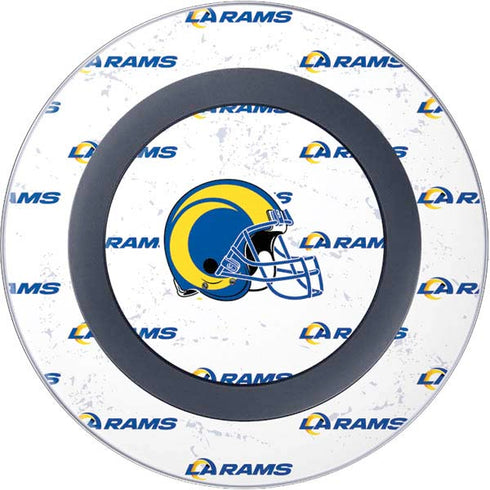 NFL Los Angeles Rams White Logo Blast Wireless Charger Skin