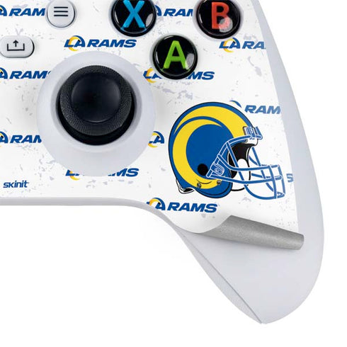 NFL Los Angeles Rams White Logo Blast Xbox Series S Bundle Skin