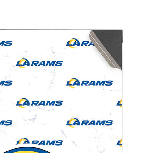 NFL Los Angeles Rams White Logo Blast Xbox Series X Console Skin