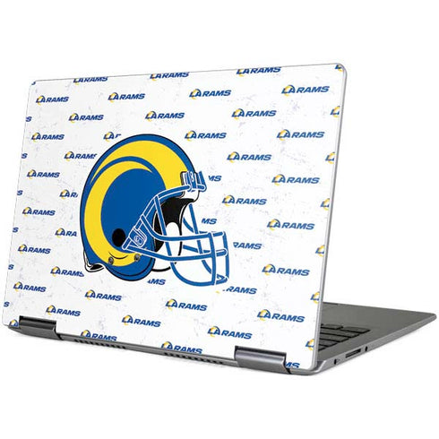 NFL Los Angeles Rams White Logo Blast Yoga 710 14in Skin