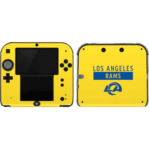 NFL Los Angeles Rams White Performance Series Nintendo 2DS Skin