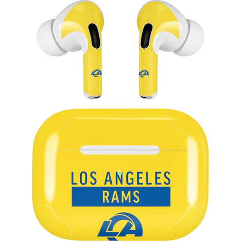 NFL Los Angeles Rams White Performance Series Apple AirPods Pro Skin