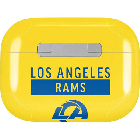NFL Los Angeles Rams White Performance Series Apple AirPods Pro Skin