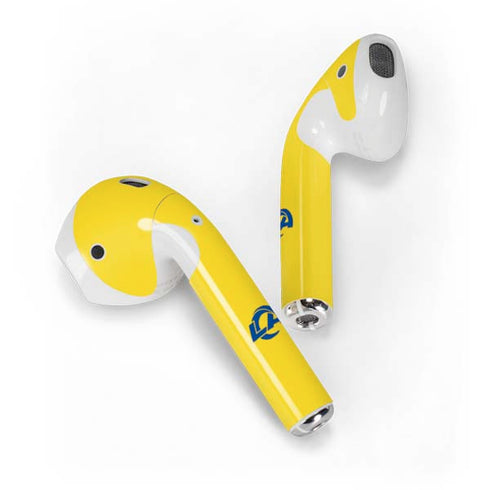 NFL Los Angeles Rams White Performance Series Apple AirPods Skin