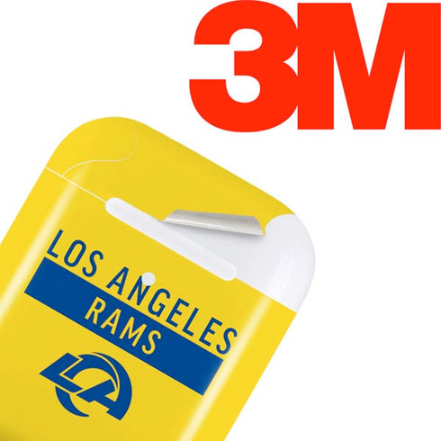 NFL Los Angeles Rams White Performance Series Apple AirPods Skin