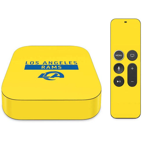 NFL Los Angeles Rams White Performance Series Apple TV Skin