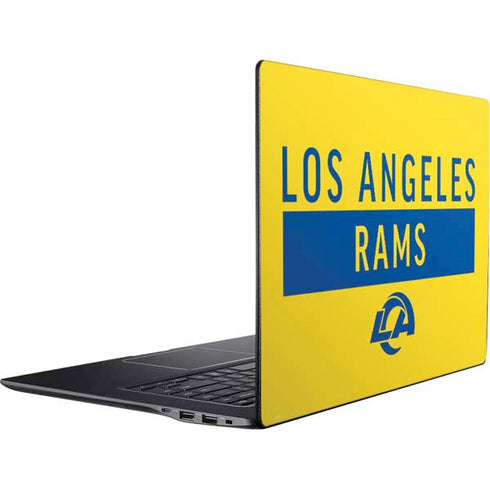 NFL Los Angeles Rams White Performance Series Ativ Book 9 (15.6in 2014) Skin