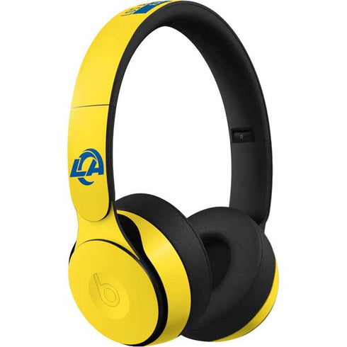 NFL Los Angeles Rams White Performance Series Beats Solo Pro Skin