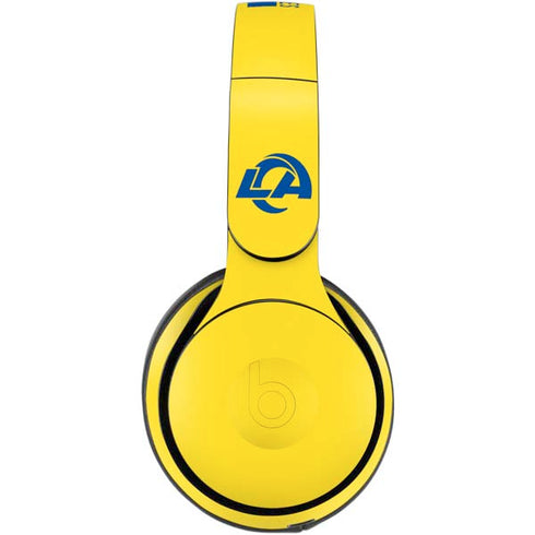 NFL Los Angeles Rams White Performance Series Beats Solo Pro Skin