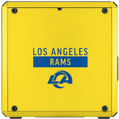 NFL Los Angeles Rams White Performance Series Cooler Master MasterBox Q300L Mini Tower Skin