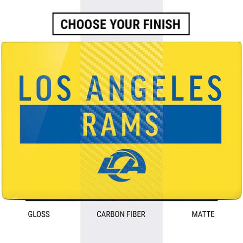NFL Los Angeles Rams White Performance Series Dell Vostro Skin