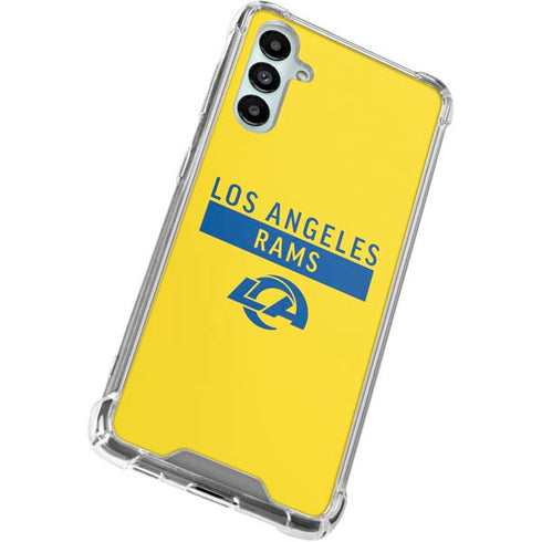 NFL Los Angeles Rams White Performance Series Galaxy A15 5G Clear Case