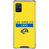 NFL Los Angeles Rams White Performance Series Galaxy A51 5G Clear Case