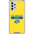 NFL Los Angeles Rams White Performance Series Galaxy A53 5G Clear Case