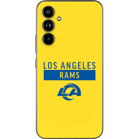 NFL Los Angeles Rams White Performance Series Galaxy A54 5G Skin