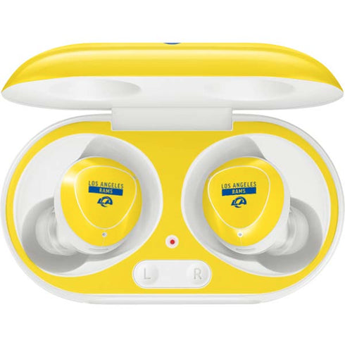 NFL Los Angeles Rams White Performance Series Galaxy Buds Plus Skin