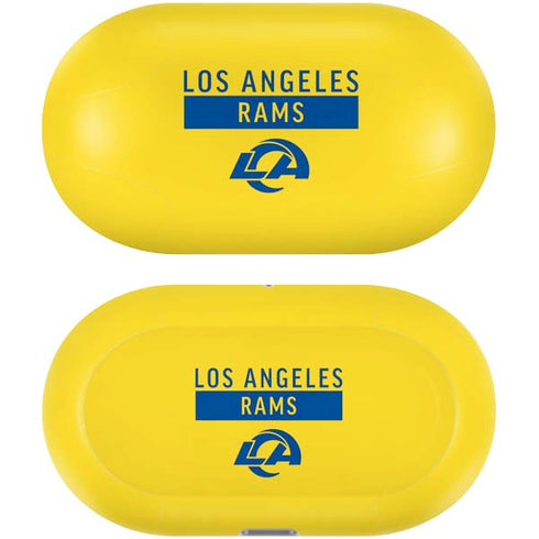 NFL Los Angeles Rams White Performance Series Galaxy Buds Plus Skin