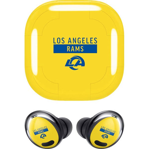NFL Los Angeles Rams White Performance Series Galaxy Buds Pro Skin
