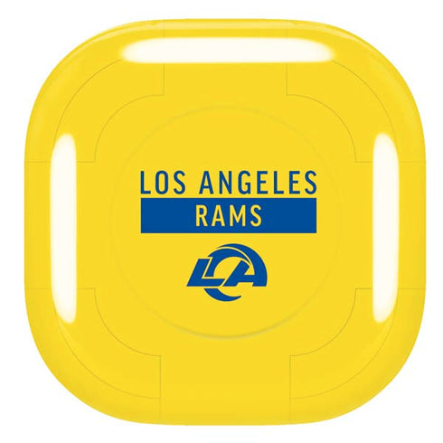 NFL Los Angeles Rams White Performance Series Galaxy Buds Pro Skin