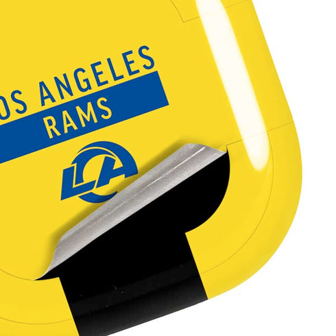 NFL Los Angeles Rams White Performance Series Galaxy Buds Pro Skin