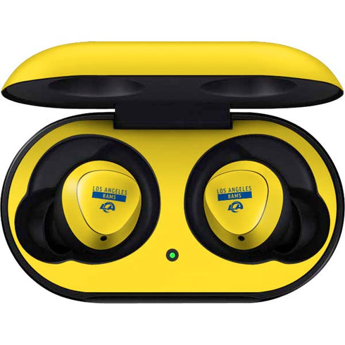 NFL Los Angeles Rams White Performance Series Galaxy Buds Skin
