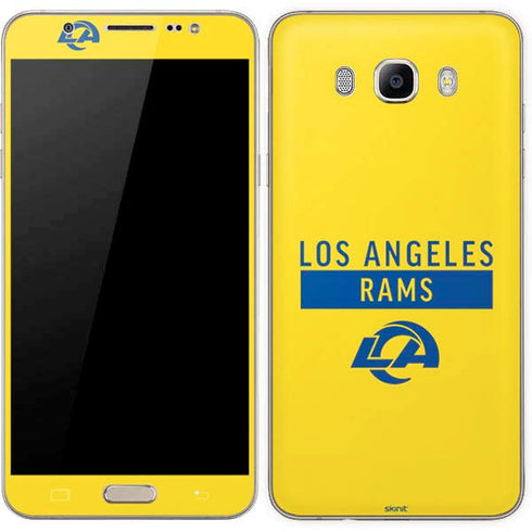 NFL Los Angeles Rams White Performance Series Galaxy J7 Skin